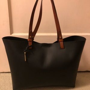Fossil Black Rachel Tote